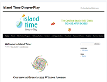 Tablet Screenshot of islandtimeplay.com